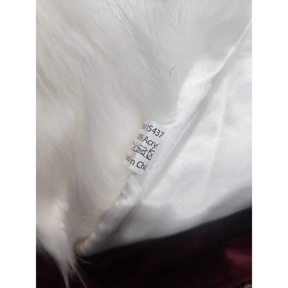 Urban Outfitters Jagger Faux Fur Collar White - Picture 4 of 5